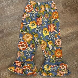 Matilda Jane Floral Ruffle Bottoms Girls 12 NWOT